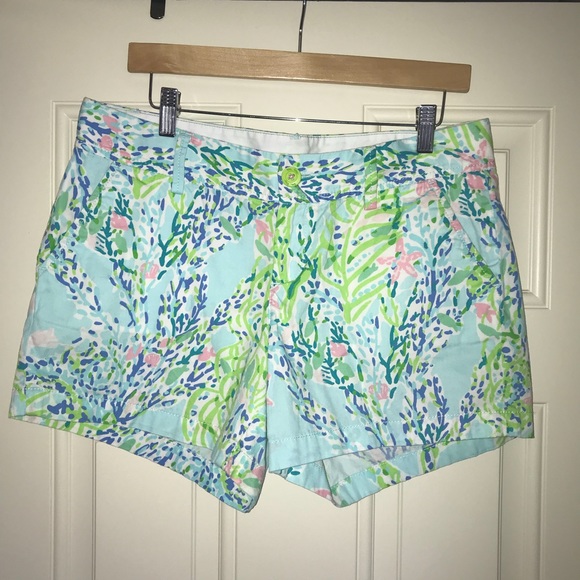 Lilly Pulitzer Pants - Lilly Pulitzer Blue Heaven Callahan Shorts